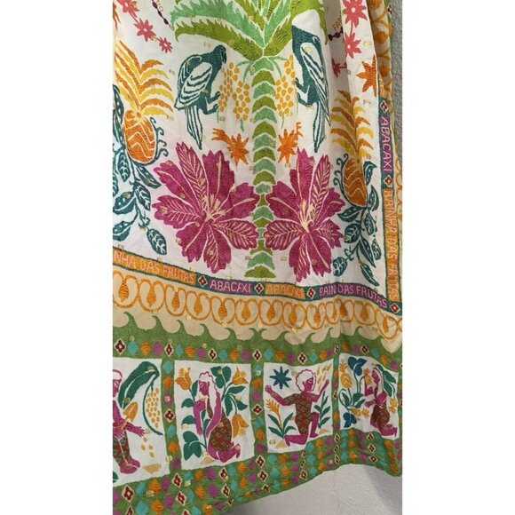 NWT Farm Rio Oasis Summer tropical one shoulder oversized floral dress-Small - Picture 5 of 12